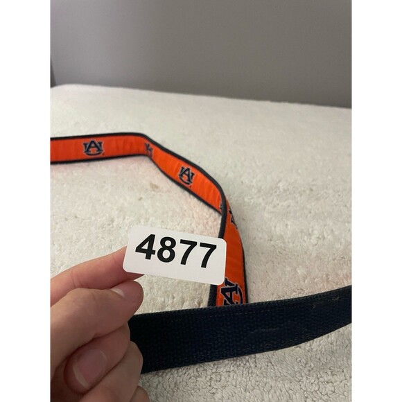 Moonshine Aubrun University Orange Belt Preppy Large Canvas Logo College - Picture 14 of 14